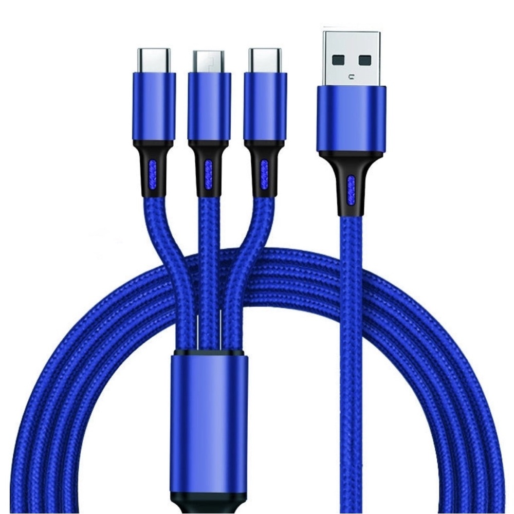 Universal Blue Charging Cable